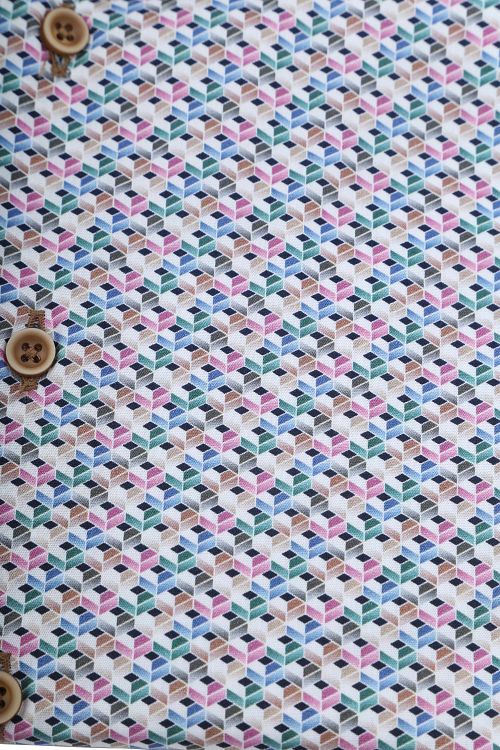 Suitable Skjorte Med Mønster Multifarvet Product / Detail