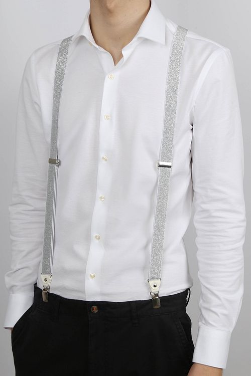 Suitable Bretelles Argent Model / Voorkant