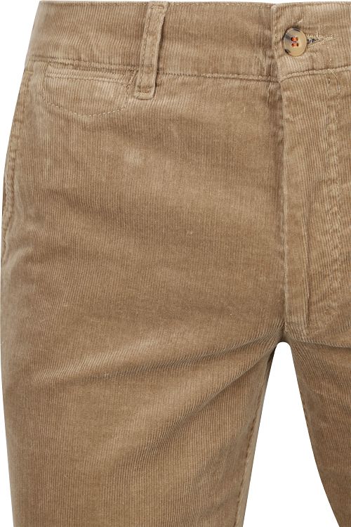 Suitable Chino Plato Corduroy Beżowy Product / Detail