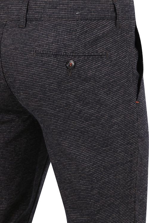 Suitable Chino Pico w kratę w kolorze granatowym Product / Detail