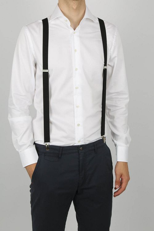Suitable Suspenders X-Model Black Model / Voorkant