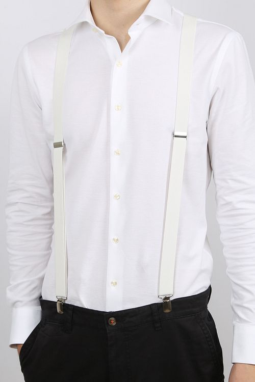 Suitable Suspenders X-Model White Model / Voorkant