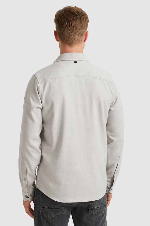 Surchemise Vanguard Twill Greige Model / Achterkant