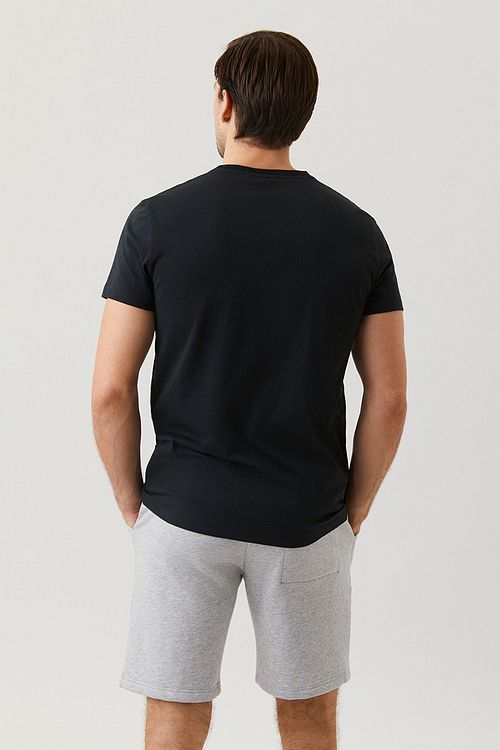 Björn Borg Basic T-shirt Svart Model / Achterkant