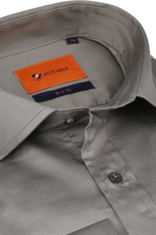 Suitable satynowa koszula szara Product / Detail