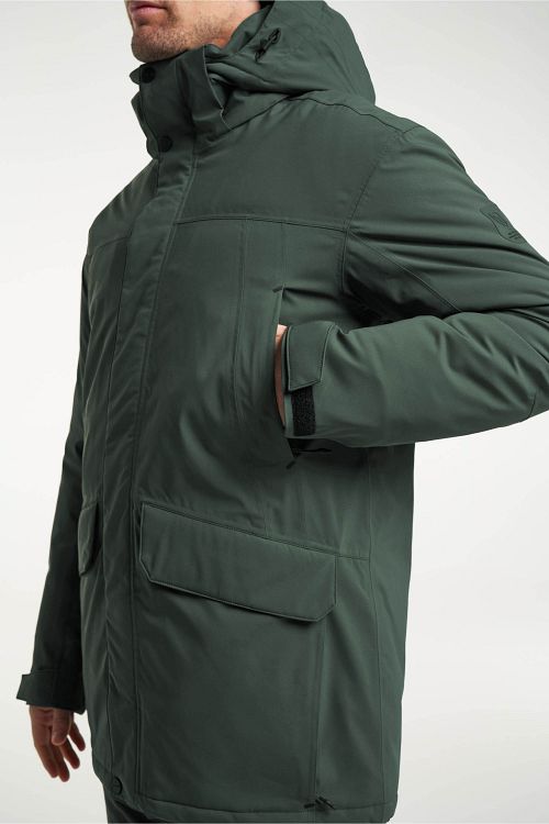 Tenson Chris MPC Jacket Olijfgroen Model / Detail