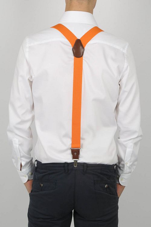 Tirantes Suitable Luxe en naranja Model / Achterkant