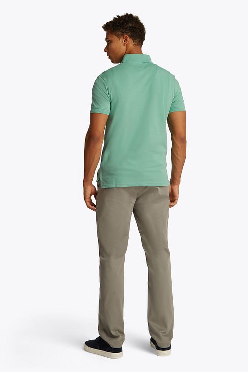 Tommy Hilfiger 1985 Poloshirt Groen Model / Achterkant