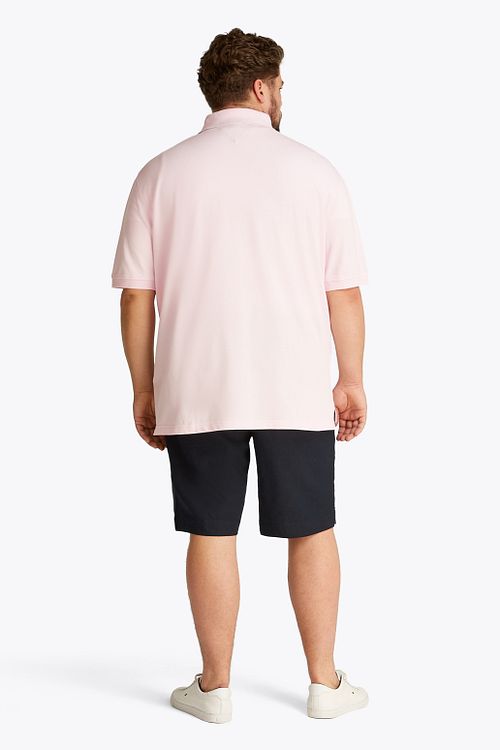 Tommy Hilfiger Big & Tall Poloshirt Roze Model / Achterkant