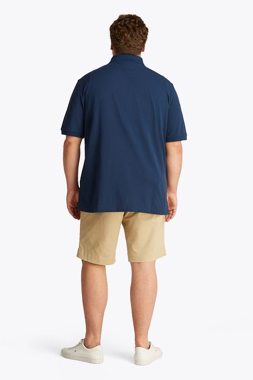 Tommy Hilfiger Big & Tall Poloshirt Navy Model / Achterkant