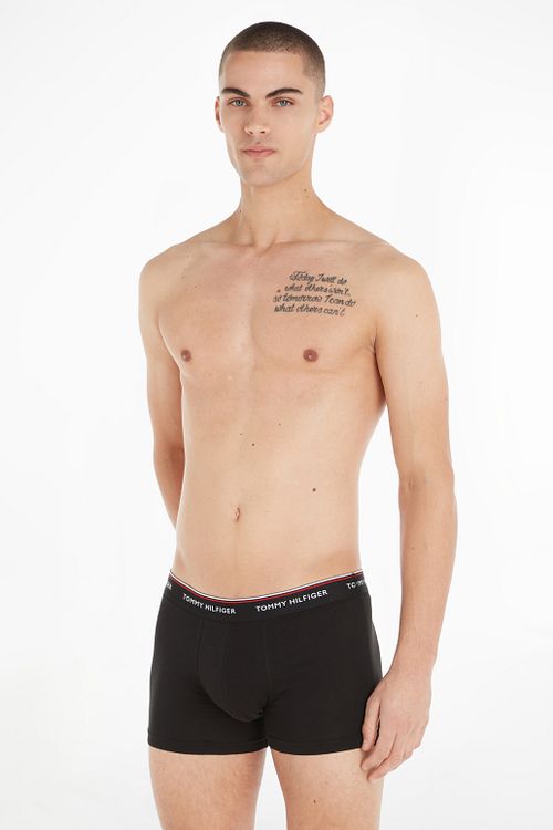Tommy Hilfiger Boxer 3-Pakning Sort/Hvid/Grå Model / Voorkant