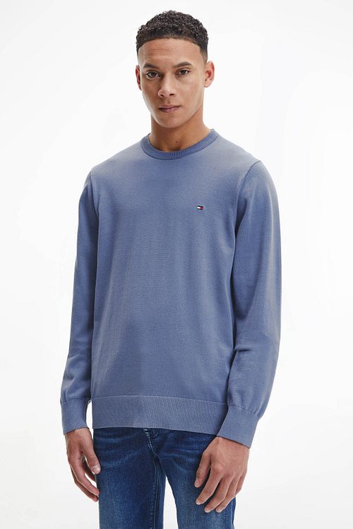 Tommy Hilfiger Genser Indigo Blå 1985 Model / Voorkant