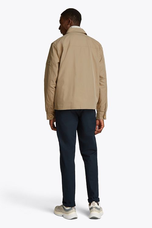Tommy Hilfiger Hemdjacke Beige Model / Achterkant
