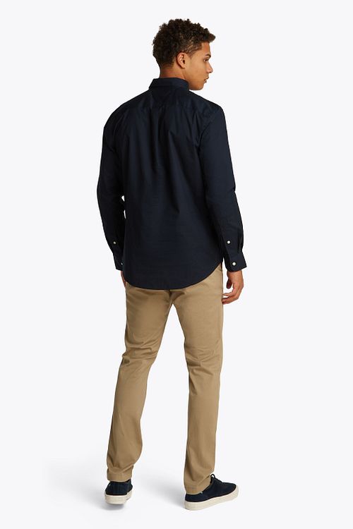 Tommy Hilfiger Koszula popelinowa Flex granatowa Model / Achterkant