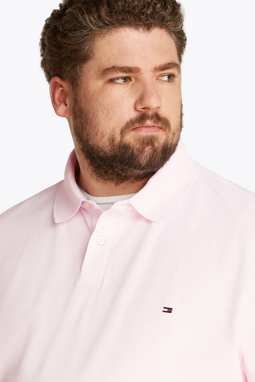 Tommy Hilfiger Big & Tall Poloshirt Pink Model / Detail