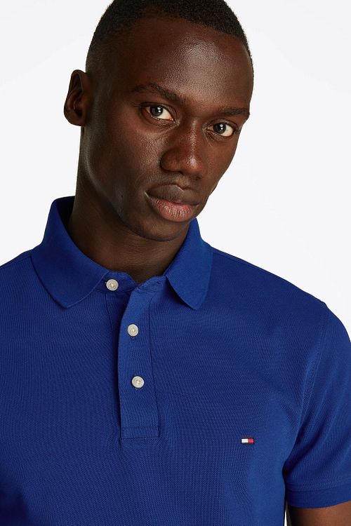 Tommy Hilfiger 1985 Polo Shirt Kobaltblau Model / Detail