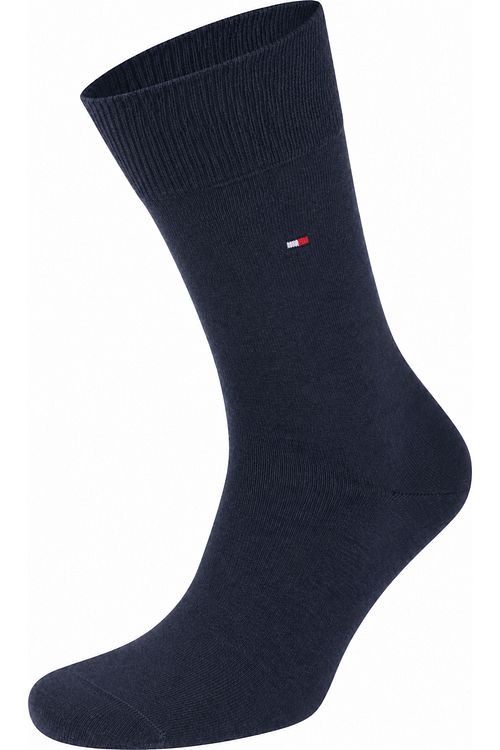 Tommy Hilfiger 2-Pack Sokken Birdseye Blauw 033