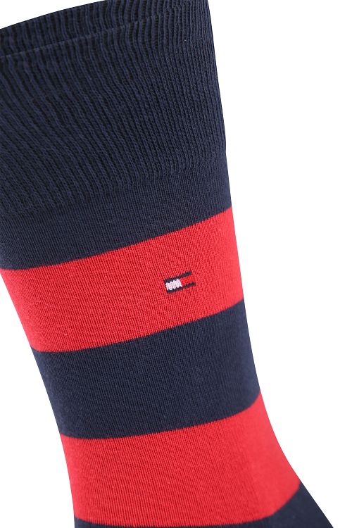 Tommy Hilfiger Sokken 2 Paar Rugby Rood Product / Detail