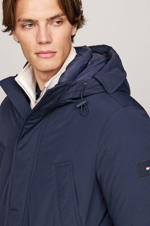 Tommy Hilfiger Parka Rockie Navy Model / Detail