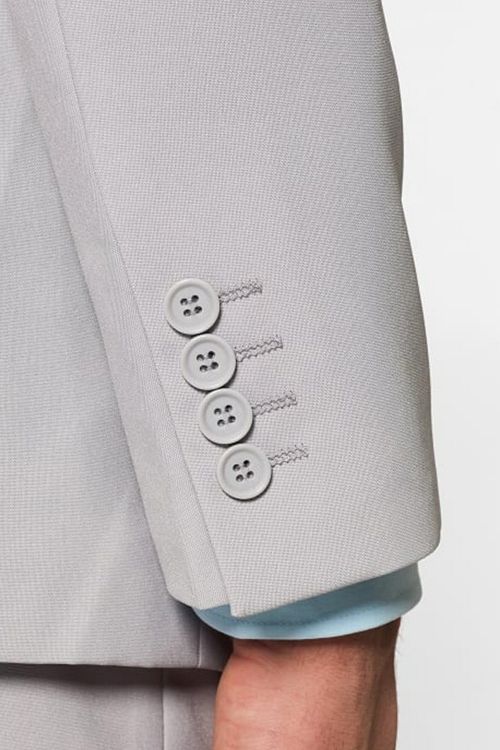 Traje OppoSuits Groovy Grey Model / Detail