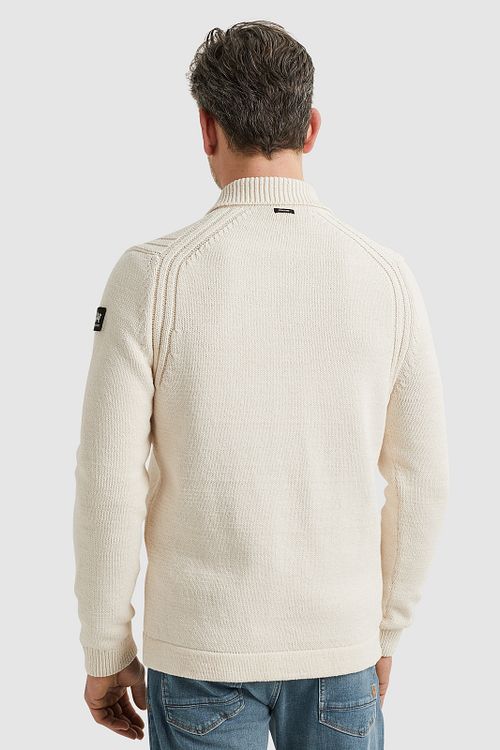 Vanguard Vest Knapp Ecru Model / Achterkant