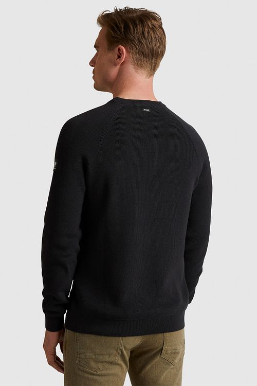 Vanguard Trui Structuur Navy Model / Achterkant