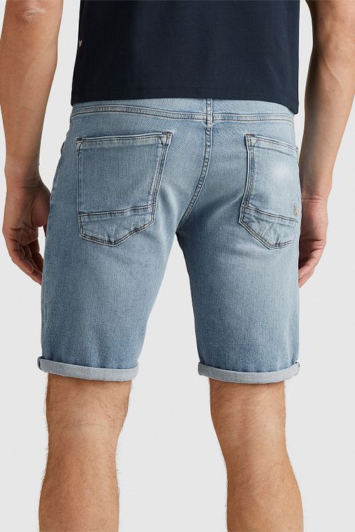 Vanguard V7 Rider Jeans Shorts Lyseblå Model / Achterkant