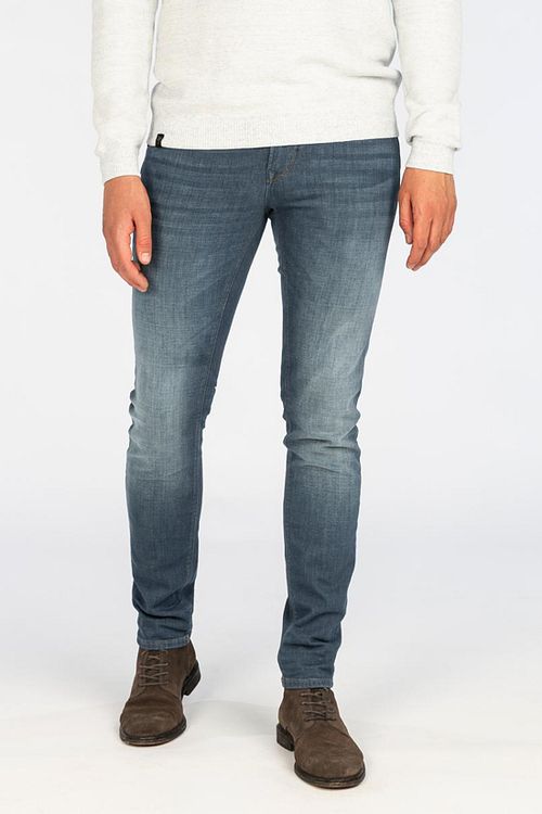 Vanguard V85 Scrambler Jeans SF Blauw Model / Voorkant