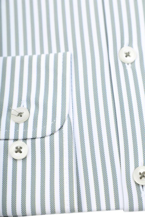 Pure Functional Shirt a righe verde Product / Detail