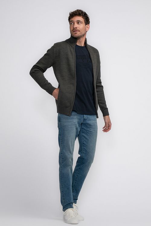 Gilet Petrol Elim verde scuro Model / Voorkant