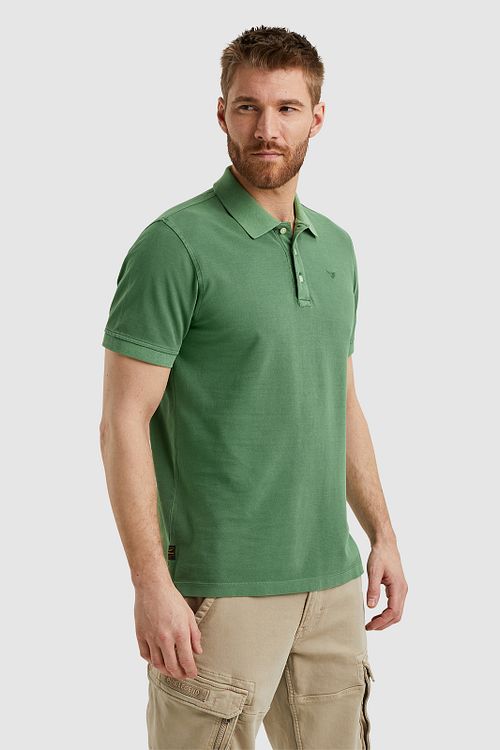 PME Legend Polo Piqué Vert Model / Zijkant