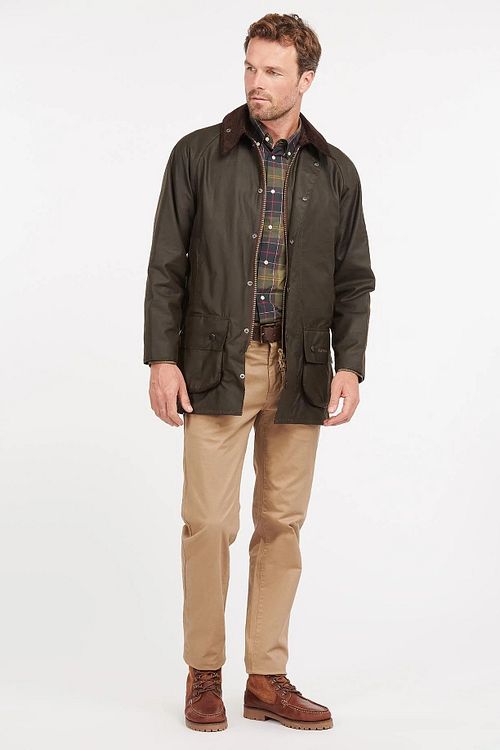 Waxcoat Barbour Beaufort Classic Model / Voorkant