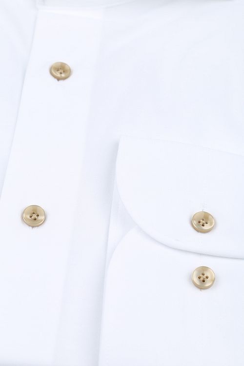 Profuomo Japanese Knitted Shirt White Product / Detail