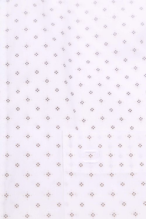 Olymp Luxor Overhemd Print Wit Product / Detail