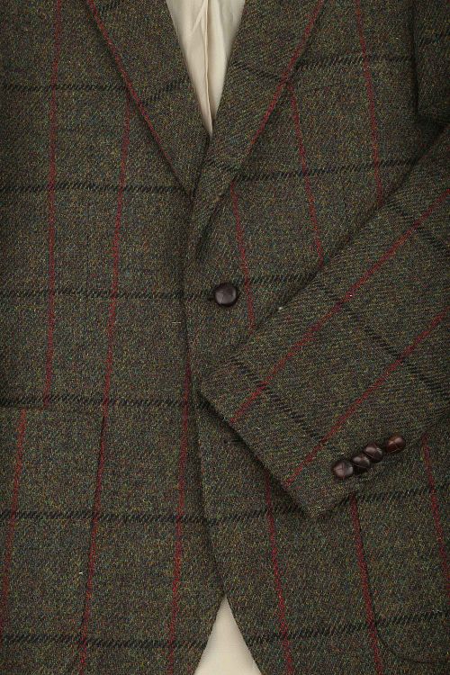 Steppin' Out marynarka Harris Tweed w ciemnozielonym kolorze Product / Detail