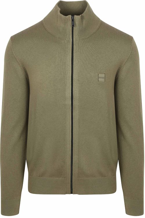 BOSS Kanozip Vest Olijfgroen Product