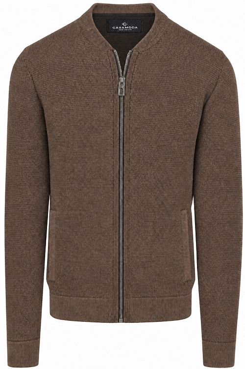CASAMODA Kofta Zip Structure Brun