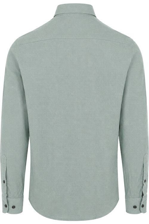 CASAMODA Overhemd Faux Uni Groen