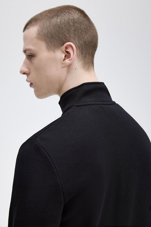 Fred Perry Halv Zip-genser Svart Product / Detail