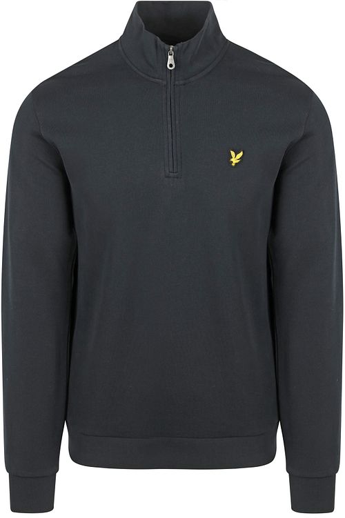Lyle & Scott felpa con mezza zip navy Product