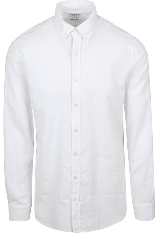 McGregor Skjorta i Linneblandning Vit Product