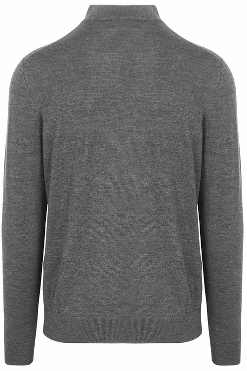 Profuomo Half Zip Pullover Merino Wool Grey Product / Detail