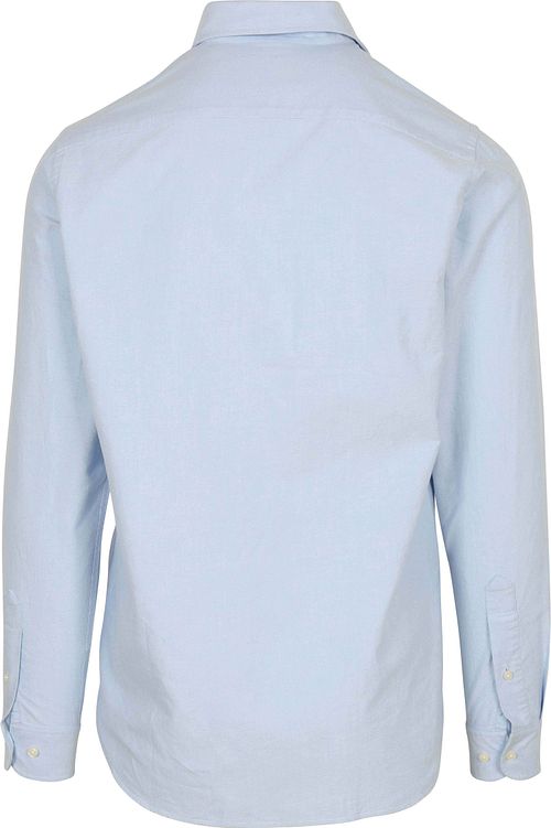 Steppin' Out Camisa Casual Oxford Lichtblauw Product / Achterkant