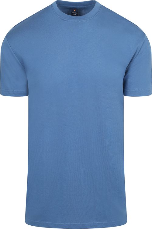 Suitable Obra Camiseta Cuello Redondo Alto Mid Blue Pack De 2 Unidades Product
