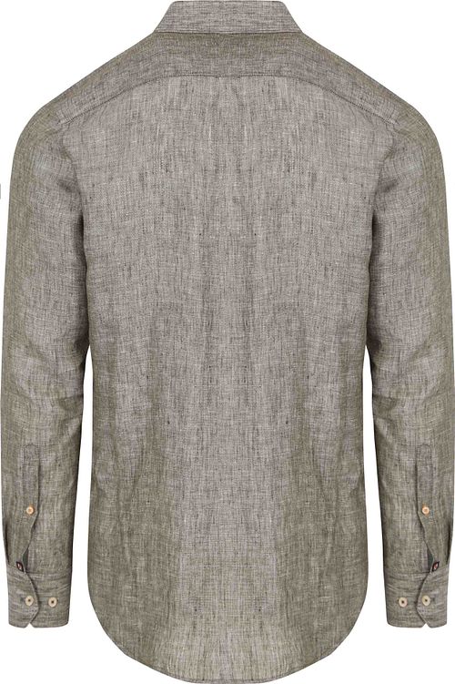 Suitable Skjorte i Grønt Linned Product / Achterkant