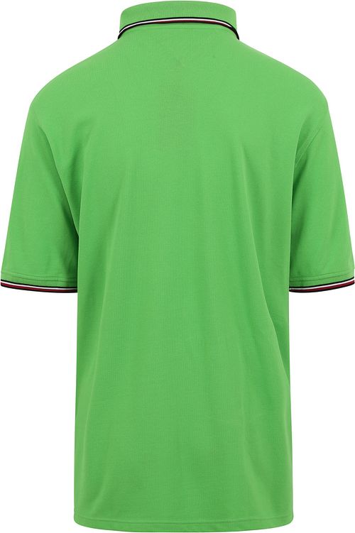 Tommy Hilfiger 1985 Tripped Pikétröja Mossgrön Product / Achterkant