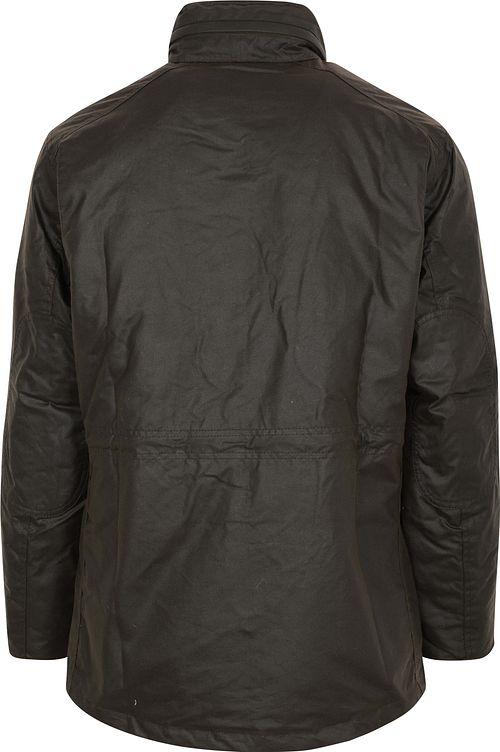 Barbour Manteau Ciré Sapper Olive
