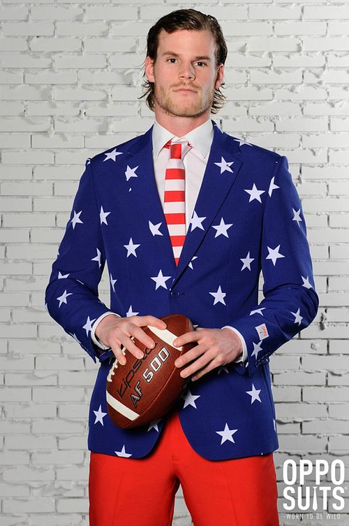 OppoSuits Stjerner og Striper Kostyme Model / Voorkant