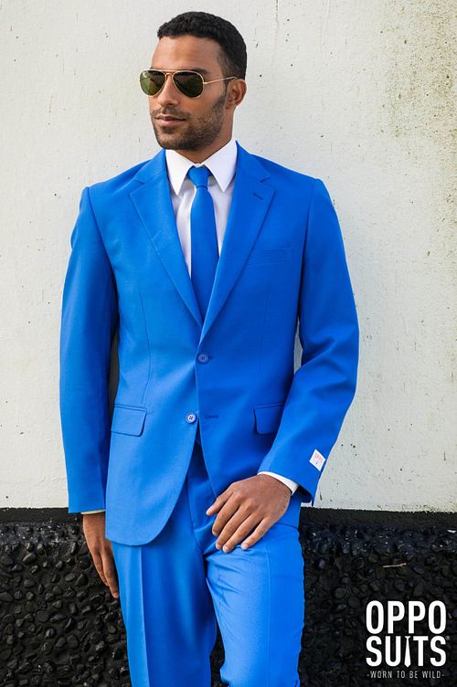OppoSuits Blue Steel Kostume Model / Voorkant