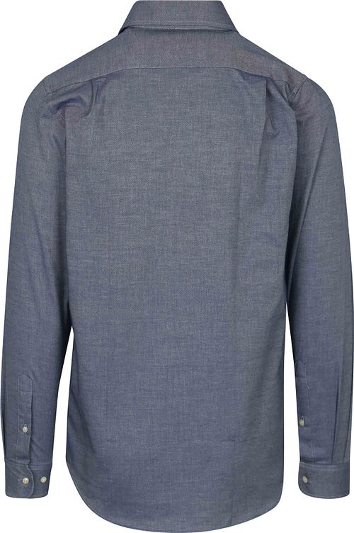 Steppin' Out Hemd Twill Blauw Product / Achterkant